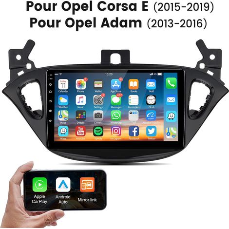 9 pouces Carplay Autoradio pour Opel Corsa E /Adam système Linux JUNSUN (1/5)