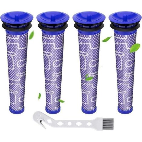 Rebirthcare Ersatzfilter für Dyson V7, V8 Animal Absolute Motorhead Staubsauger, 2 HEPA-Nachfilter und 2 Vorfilter, ersetzen die Teile 965661-01 und 967478-01 (1/5)