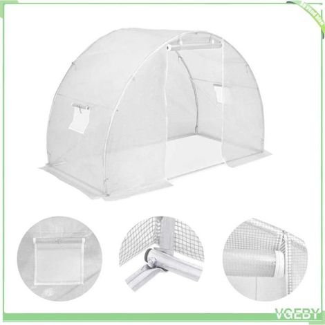 Serre de jardin - FAFEICY - 45748 - 4,5 m² - 300x150x200 cm - PE 170 g/m² (1/5)