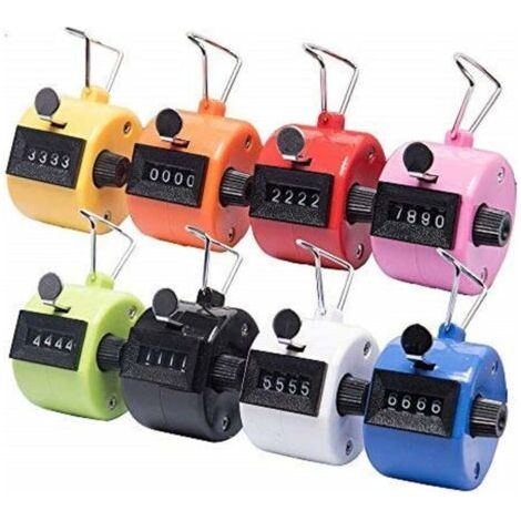 Compteurs manuels 8 pièces Compteur de pas Clicker - compteur de quantité mécanique sans fonctionnement sur batterie (1/5)