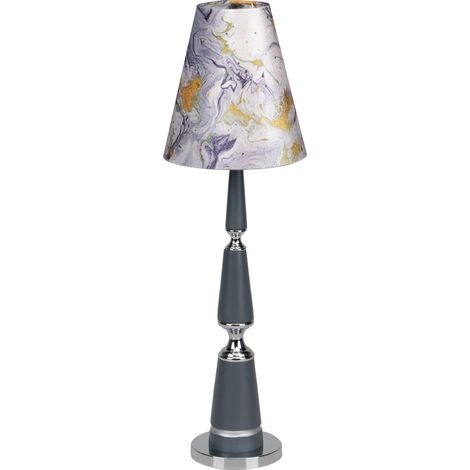 Polyresin-Tischlampe 22,5 x 22,5 x 75 cm (1/5)