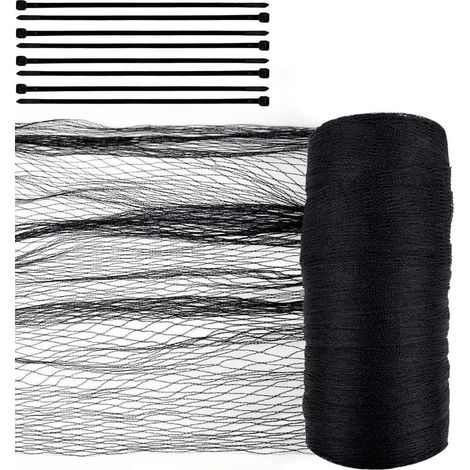 Filet Anti Oiseaux - 2.3 m x 20 m - Maille 15 x 15 mm - Polyéthylène UV Résistant - Pour Jardin Plantes Raisins - 1 Pièce (1/5)