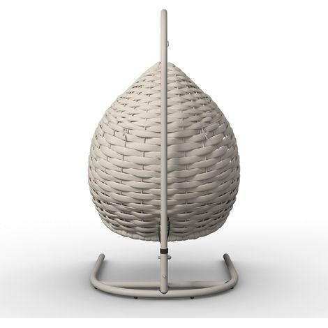 Mömax Hängesessel Sasa Creme Outdoorstoff/Metall/Kunststoff (1/5)
