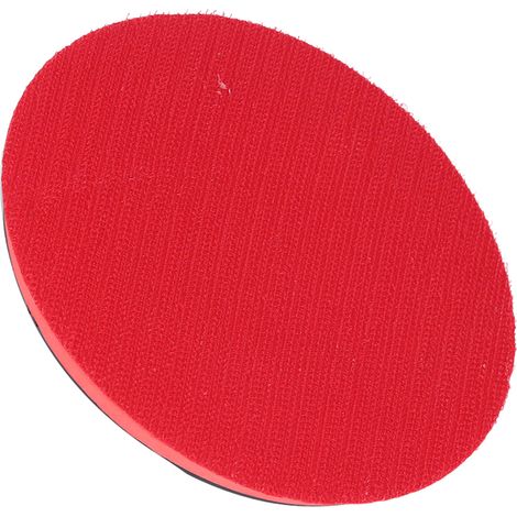 Disque abrasif 125 mm avec support caoutchouc et fixation velcro pour meuleuse d'angle (1/5)