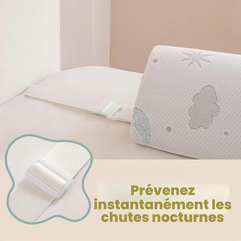 Barrière de Lit - Garde-Corps en Mousse avec Sangles (1/3)