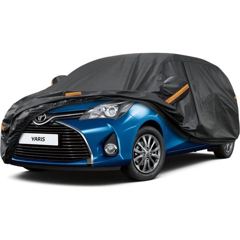 Vollgarage Autoplane Wasserdicht für Toyota Yaris (1999-2025) mit Reflektoren (1/5)