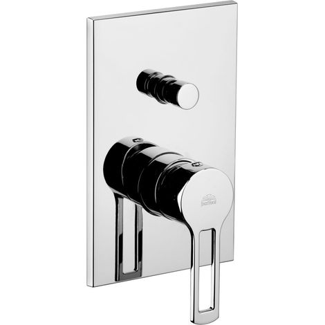 Mezclador empotrado con desviador Paffoni Ringo - West RIN015-WS015 | Cromo - RINGO - 2 salidas - In ABS (1/2)