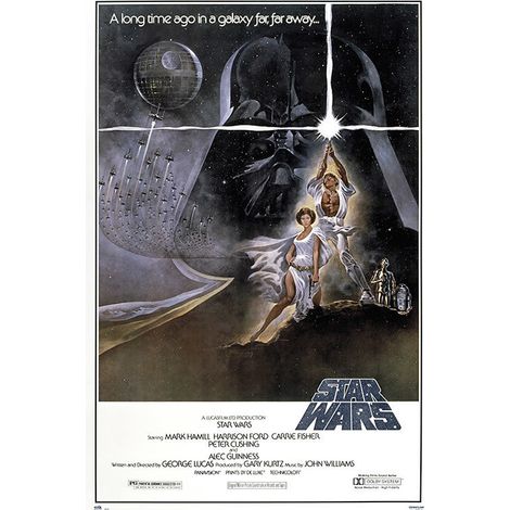 Poster star wars classic la guerra de las galaxias poster