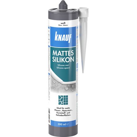 Knauf Mattes Silikon weiß 300 ml (1/2)