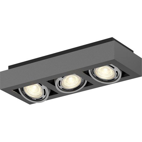 [NEUWERTIG] B-Ware Arcchio Led Deckenstrahler Ronka Wohnzimmerleuchte Deckenlampe Gu10 Dunkelgrau