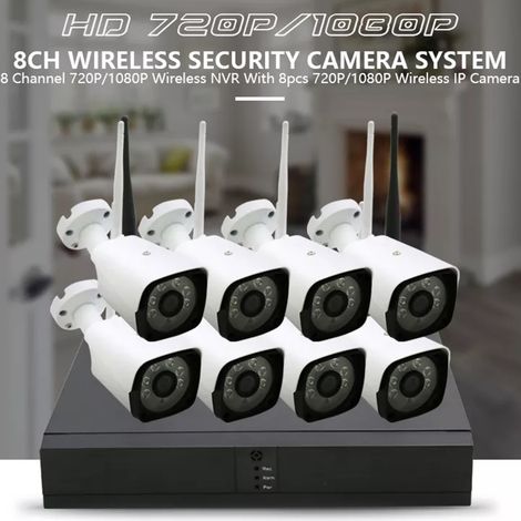 Andowl - Kit Dvr Wireless Wifi 8 Canali Sistema Registrazione Cctv Hd 8 Telecamere Q-s8i - (1/5)
