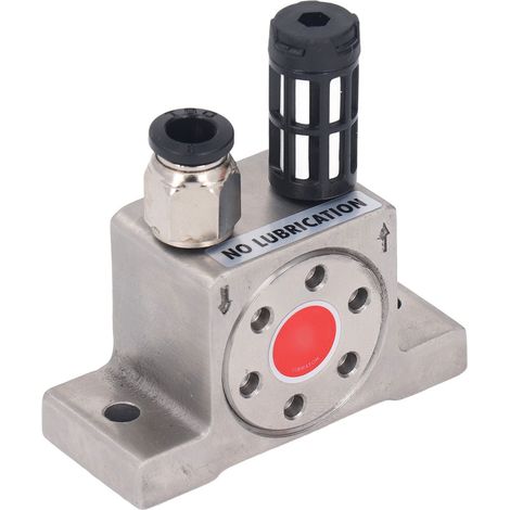 Vibrateur pneumatique à turbine oscillante en acier inoxydable, filetage entrée/sortie GT4 G1/8", alimentateur industriel à bille oscillante (1/5)