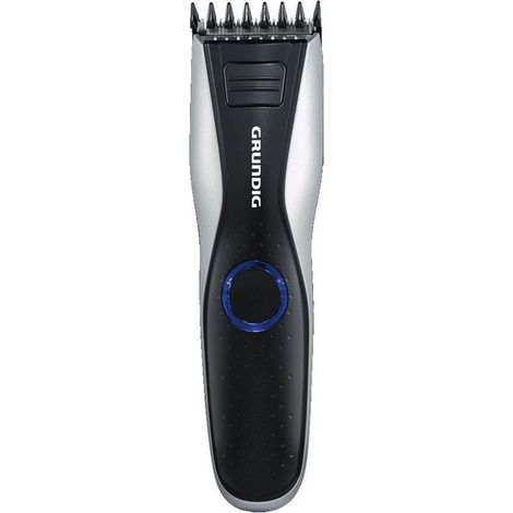 Grundig GMS2280 MC 6840 Tagliacapelli e Barba Ricaricabile Autonomia fino a 120 min Lama in Acciaio Regolazione da 1 5 a 18 mm colore Nero Argento (1/2)