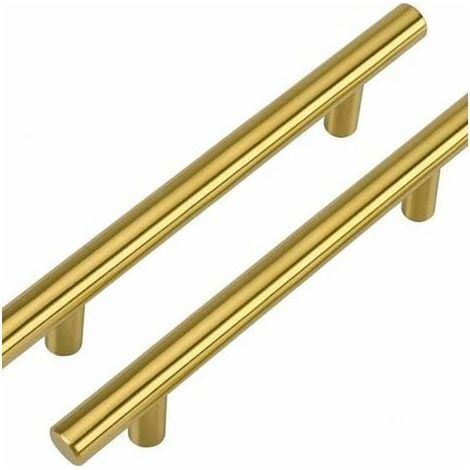 royaluxe - Meuble Cuisin Poignée Meuble Doré Poignee Porte Cuisine Poignée Tiroir Laiton Entraxe 96mm 2 Poignée，15cm (1/4)