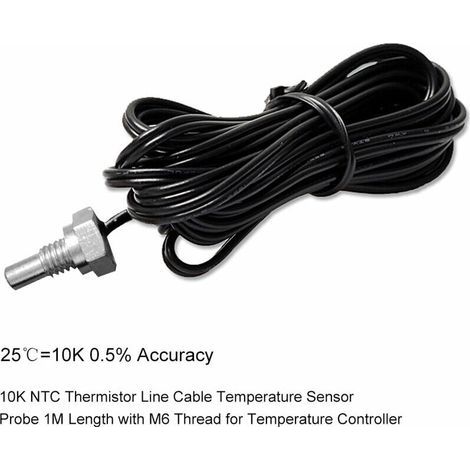Sensor de temperatura de sonda especial de acero inoxidable (1 metro) (1/4)