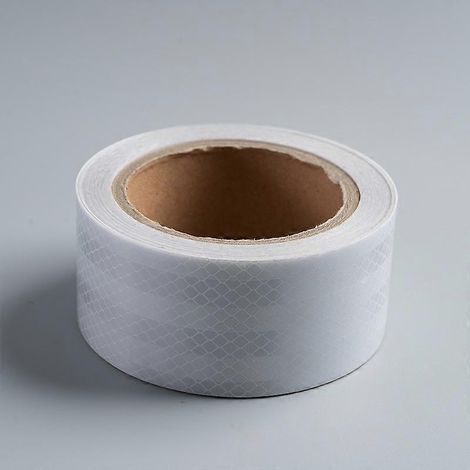 Reflecterende tape van 5 cm tot 10 m, waterdicht, voor buitengebruik, geschikt voor aanhangers - Reflector met hoge zichtbaarheid voor verbeterde veiligheid (1/4)