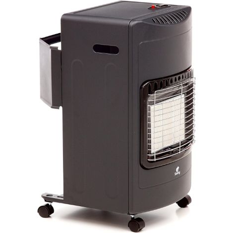 Stufa A Infrarossi Gpl Nera Potenza 4200 W 3 Regolazioni Di Riscaldamento (1/2)