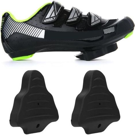 Tacchette antiscivolo per pedali, 1 paio di piastre antiscivolo in gomma per scarpe da ciclismo - bloccaggio fisso e flottante del pedale - SPD, SPD-SL - accessori per bicicletta (1/5)