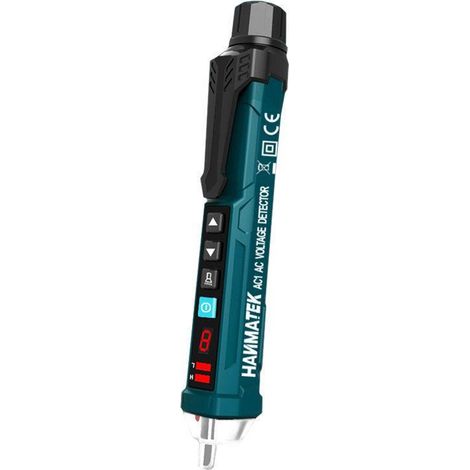 Détecteur de tension sans contact HANMATEK AC1, sensibilité réglable, écran LCD, lampe torche LED, double plage 12 V/48 V-1 000 V (1/5)