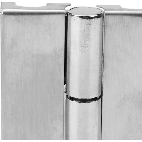 Charnière pliante pour porte intérieure de salle de bain en acier inoxydable épaissi et alliage de zinc, roulements intégrés (1/5)
