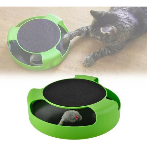 GIOCO PER GATTI ACCHIAPPA IL TOPO CON ATTRAZIONE TIRAGRAFFI GIOCATTOLO CAT GATTO