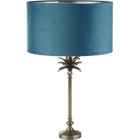 Lampe de table Palm or avec nuance bleue - EU81210TE (1/3)