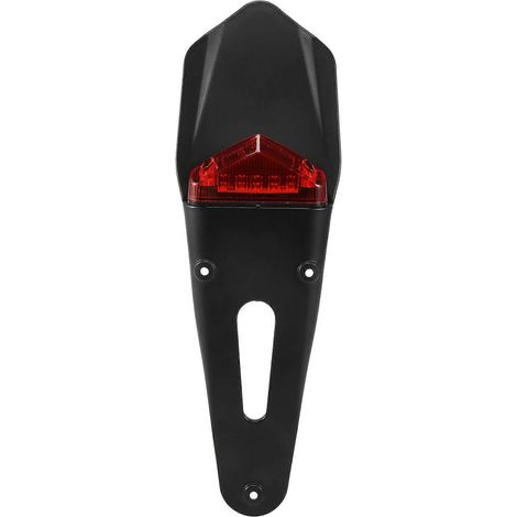 Rotes LED-Rücklicht für Motocross, leistungsstarke Beleuchtung, Motorrad-Sicherheitsset, Bremslicht, 12 V, einfache Montage (1/5)