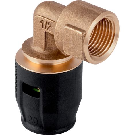 Geberit PushFit Coude de transition 90° avec filetage femelle, DN 12 / 15, 650.251.00.1