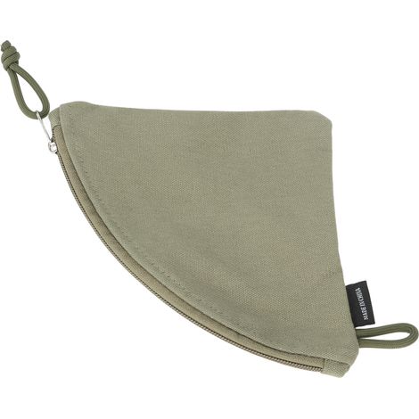 Porte-filtre à café en toile imperméable et réutilisable, sac de rangement pour filtres à café coniques, idéal pour les voyages et les pique-niques.