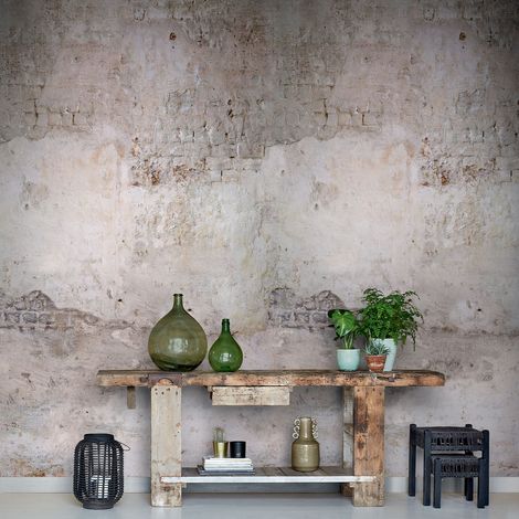 Papier peint ancien pierre et brique 159x280cm – Pour murs intérieurs – Pose facile sans bulles – Décoration moderne et tendance – Hxadeco (1/4)