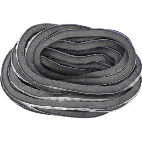 Selbstklebendes Dichtungsband für Fenster und Türen, schalldicht, winddicht, staubdicht, grau, 9 x 15 mm