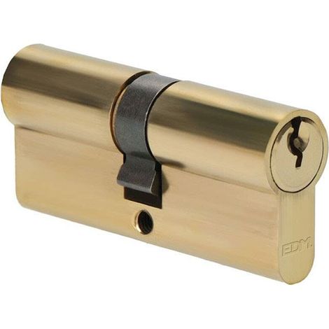 Cilindro in ottone 70mm (35+35mm) R13 Camma corta con 3 chiavi seghettate incluse EDM (1/3)