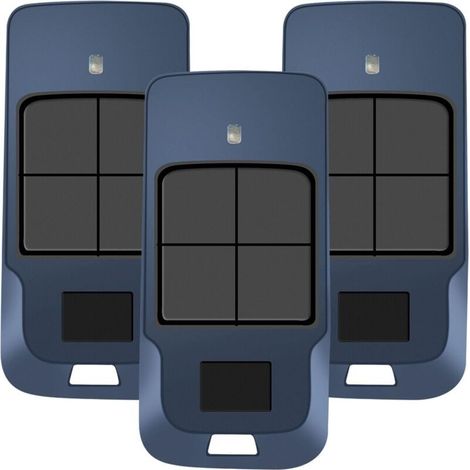 Remplacement de la télécommande Mitto 2, Télécommande 433.92 MHz 4 canaux, télécommande Compatible avec Mitto Cool C2, MITTO COOL C4, MITTO 4 (Lot de 3) (1/5)