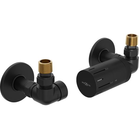 Mexen G05 Thermostat-Set axial mit Blende R, schwarz - W903-958-904-70 (1/3)