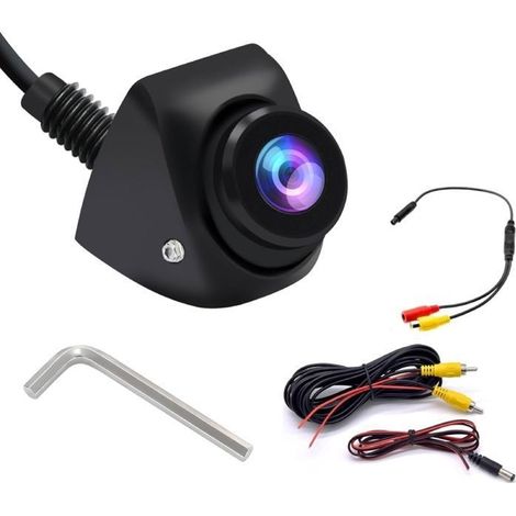 Caméra de Recul Voiture 1080P Vision Nocturne avec Câble Vidéo RCA,Caméra 360° Réglable de Recul Arrière 170° Grand Angle (1/5)