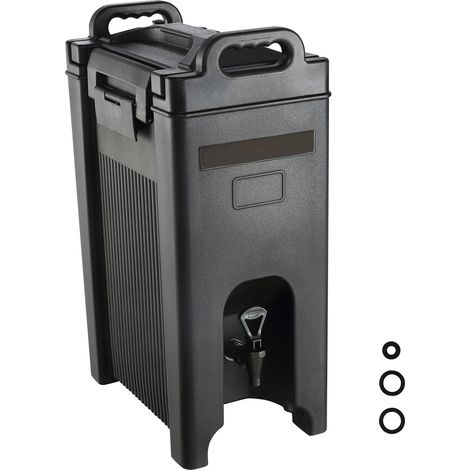 Isolierter Getränkespender 18,9 l, lebensmittelechtes LDPE, für heiße und kalte Getränke, mit 2,3 cm PU-Schicht und zweistufigem Zapfhahn, ideal für Restaurants und Geschäfte. (1/5)