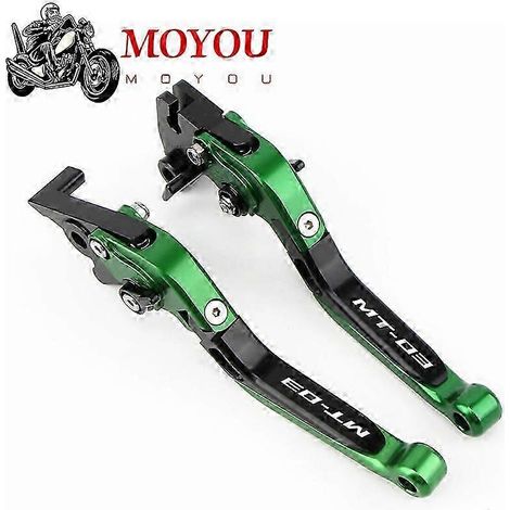 Accessoires moto Yamaha MT-03 MT03 MT 03 2015 2016 2017 2018 2019 2020 2021 Leviers de frein et d'embrayage pliables et extensibles (B) (1/5)