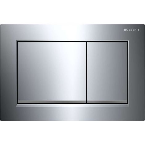 Geberit Omega20 - Betätigungsplatte OMEGA20, chrom poliert / chrom matt 115.080.KH.1