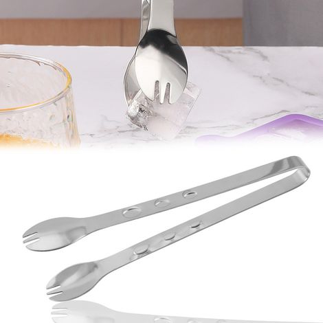 Pinces en acier inoxydable pour servir la glace, le sucre et les amuse-gueules, pour un usage quotidien à la maison.-AquaForge (1/5)