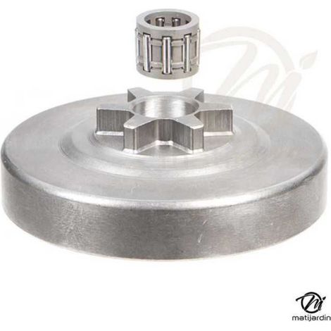 Pignon pour tronçonneuse Dolmar 3/8" LP. 6 dents. Hauteur cloche 13,6 mm (1/5)