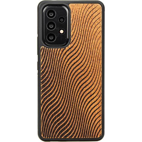 Custodia in legno per Samsung Galaxy A73 5G WAVES MERBAU (1/4)