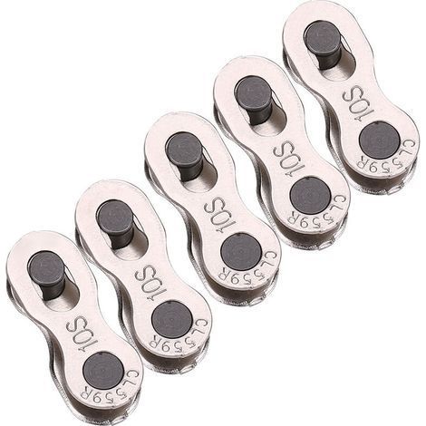 Connecteur de Joint magique pour chane de vélo robuste à dégagement rapide, 5 paires, pour 8/9/10 vitesses (1/4)