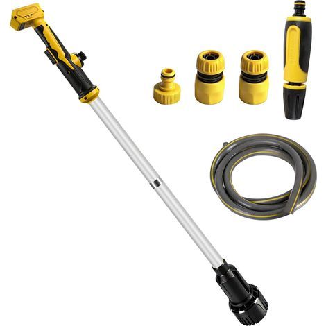 Pompe de transfert d'eau sans fil pour batterie Dewalt 18 V 20 V, hauteur de refoulement de 3 m, pompe submersible portable à haut débit 3 600 l/h, pompe de puisard utilitaire pour piscine, jardin (1/5)