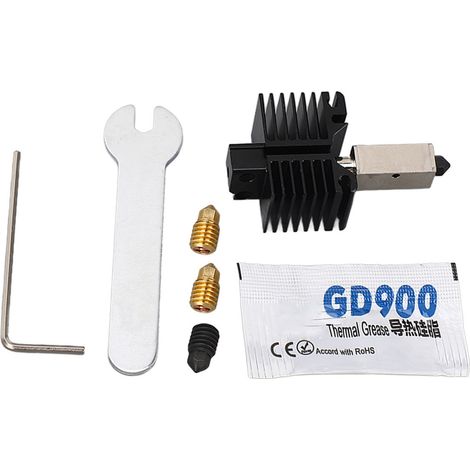 Kit Pièces Chaudes Extrudeuse 3D Imprimante Tête Chaude Détachable Buse Ensemble pour Bambu Lab X1 P1P X1 Carbone Type 2