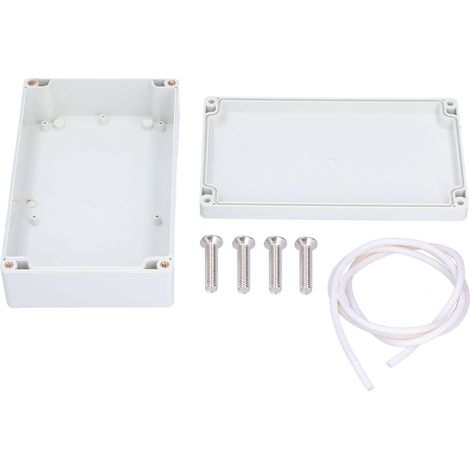Power Junction Box ABS Plastic Waterproof Distribution Electrical Project Case 200x120x56mm