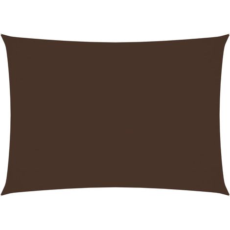 FIMEI Voile de parasol Tissu Oxford rectangulaire 2x4,5 m Marron (1/5)