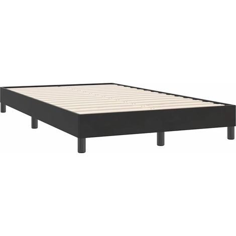Maison Exclusive - Estructura de cama sin colchón terciopelo negr (1/5)