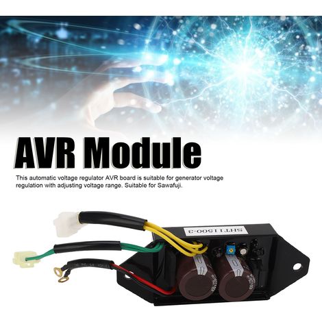 Régulateur de tension automatique triphasé 6 fils 380V, module AVR 50/60Hz pour générateur Sawafuji, carte de régulation robuste (1/5)