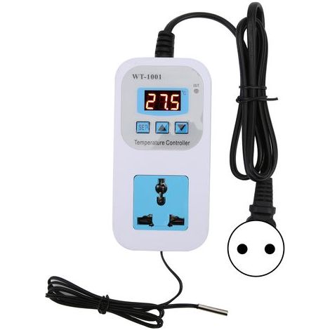 WT-1001 Elektronischer digitaler Smart-Temperaturregler mit einstellbarer Steuerbuchse (1/5)