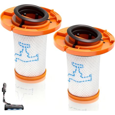 ZR009014 2er-Pack Ersatz-Staubsaugerfilter für Rowenta X-Force Flex 13.60 RH9Axx, X-Force Flex 12.60 Neo RH9Lxx, X-Force Flex 16.60 RH9Cxx, X-Force Flex 14.80 RH9Bxx (1/5)